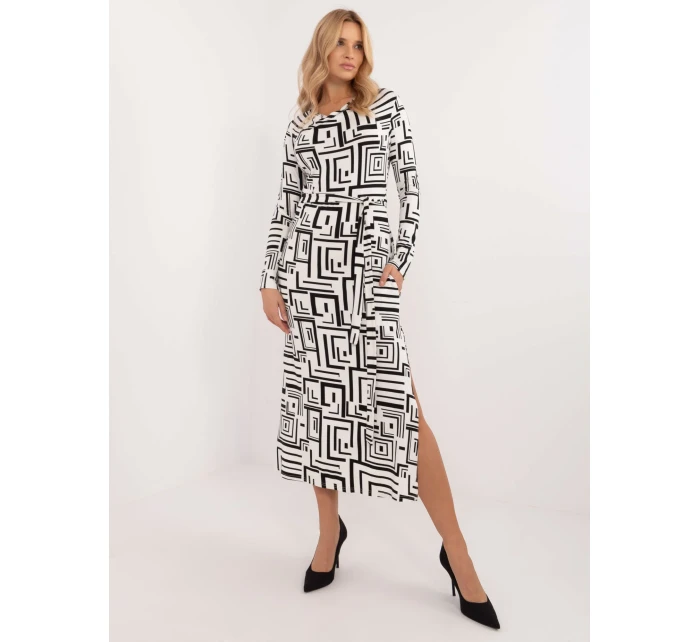 Sukienka LK SK model 20572072 biało czarny - FPrice
