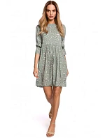 M521 Šaty s nariasenými rukávmi - model 7