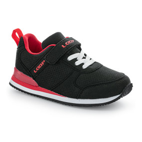 Detská obuv na voľný čas LOAP ACTEON Black/Red