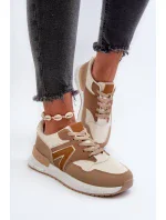 Dámske tenisky z ekokože, hnedé Vinelli Dámske tenisky z ekokože, hnedé Vinelli