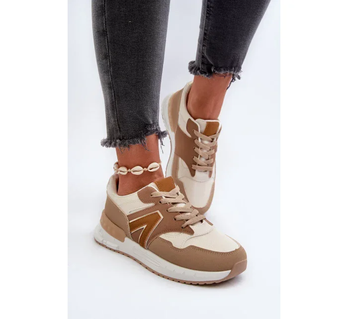 Dámske tenisky z ekokože, hnedé Vinelli Dámske tenisky z ekokože, hnedé Vinelli