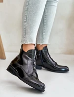 Dámske členkové topánky HY42-717 Black - S.Barski