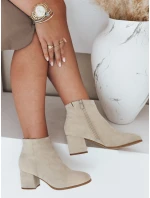 Dámské boty LORNE beige Dstreet ZY0433