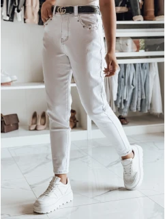 Dámské džínové kalhoty mom fit white Dstreet model 21984889 - FashionStreet