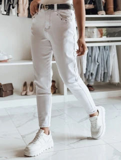Dámske džínsové nohavice LIKEMELOO mom fit white FashionStreet UY2432
