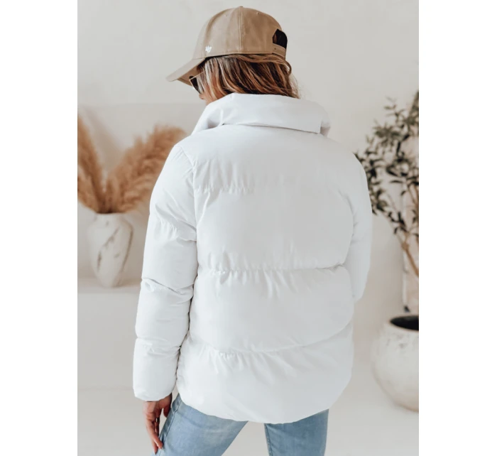 Dámská prošívaná zimní bunda bílá Dstreet model 21990593 - FashionStreet