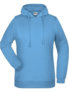 JN 795 Dámská mikina s kapucí model 22430496 sky blue - Daiber