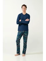 Vamp - Pánske pyžamo s potlačou 21611 - Vamp Vamp - Pánske pyžamo s potlačou 21611 - Vamp
