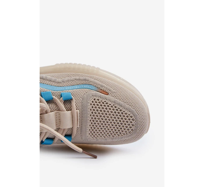 Buty Sportowe Męskie HI-POLY SYSTEM Big Star NN174452 Beżowe