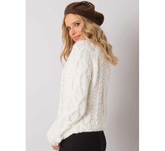 Dámská čepice model 16738568 hnědá - FPrice