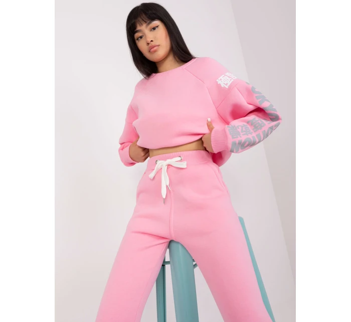 Spodnie dresowe EM DR HS 21 model 18741315 różowy - FPrice Spodnie dresowe EM DR HS 21 model 18741315 różowy - FPrice