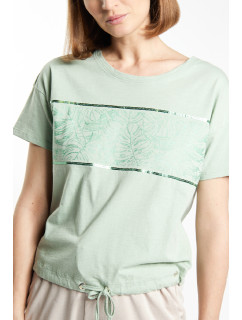 Monnari Tričká Dámske tričko s flitrami Zelená