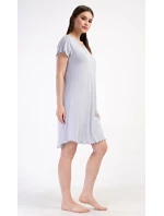 Dámska nočná košeľa s krátkym rukávom Snowflake