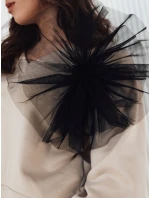 Dámska béžová mikina FILAN s výstrihom FashionStreet BY1259 Dámska béžová mikina FILAN s výstrihom FashionStreet BY1259