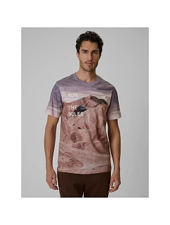 T-shirt regular z nadrukiem męski 4F 4FRSS26TTSHM4229-83A