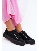 Dámské Textilní Tenisky Big Star model 21692039 Černé - Big Star Shoes