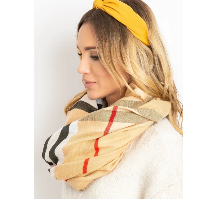 Dámský šátek AT CH model 14832717 béžový - FPrice Dámský šátek AT CH model 14832717 béžový - FPrice