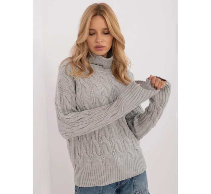 Sweter AT SW model 20463705 szary - FPrice
