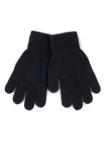 Yoclub Detské základné rukavice RED-MAG4U-0050-001 Black