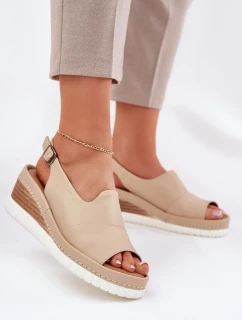 Model topánok na klinoch 212900 Krok v štýle