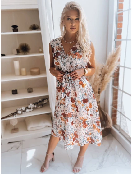 šaty světle béžové Dstreet model 21969863 - FashionStreet