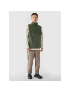 Pánske tričko bez rukávov so stojačikom 4F 4FRAW24TVESM172-43S