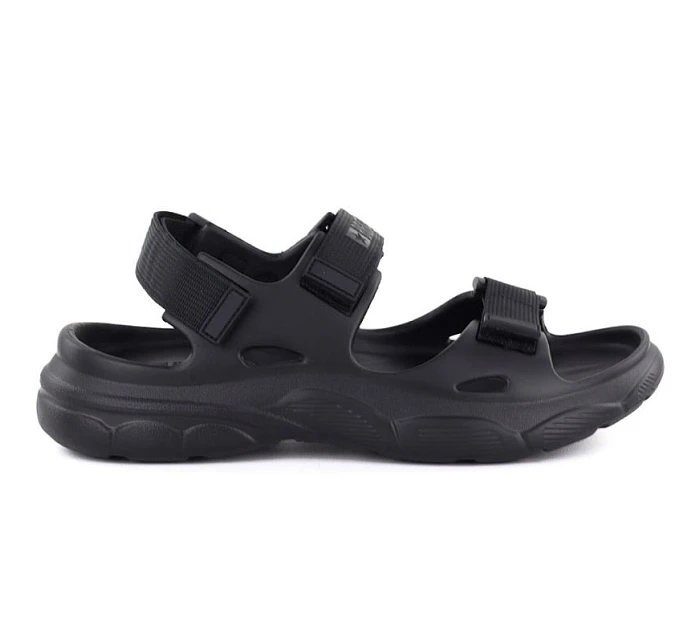 Čierne penové sandále Big Star so zapínaním na suchý zips TT274A055