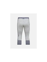 Teplé nohavice PEAK PERFORMANCE Magic 3/4 Long Johns Wool-blend Baselayer Men, sivé