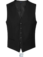 Max Men Pánská vesta model 22500428 deep black - NEOBLU