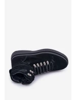 Semišové pánské zimní boty Big Star model 21675349 černé - Big Star Shoes