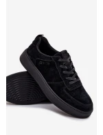 Pánské Sneakersy Na Platformě Zamszové Big Star model 21706190 Černé - Big Star Shoes