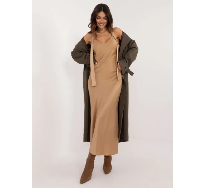 Šaty LK SK 509715.51 camel Šaty LK SK 509715.51 camel