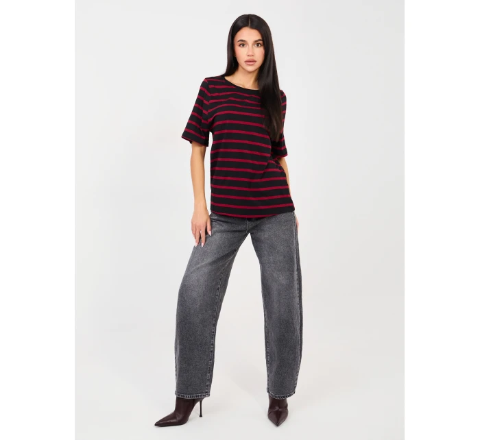 Tričko RV TS A1087.74 čierno-červené