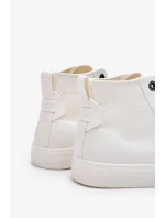 Dámské vysoké tenisky Big Star Fabric LL274445 Bílé
