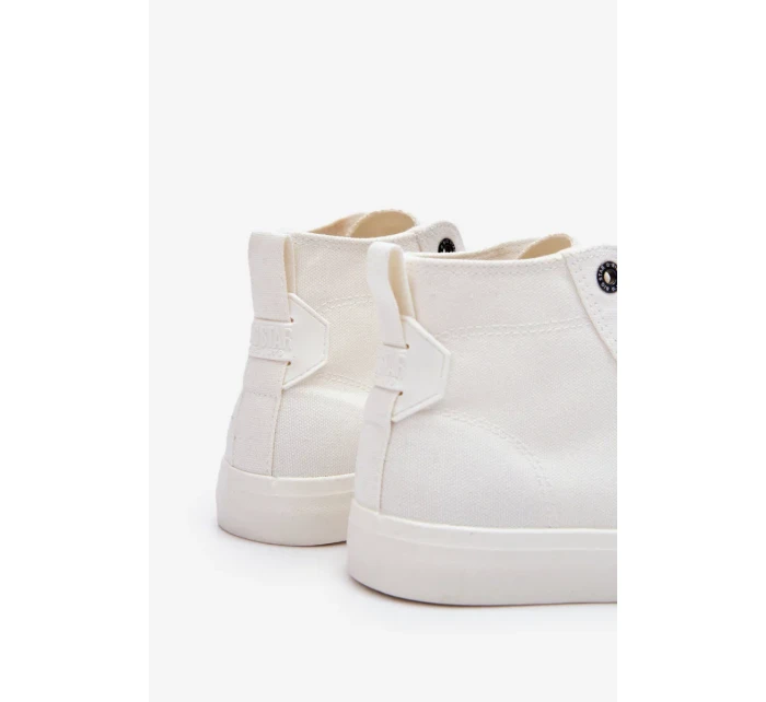 Dámské vysoké tenisky Big Star Fabric LL274445 Bílé