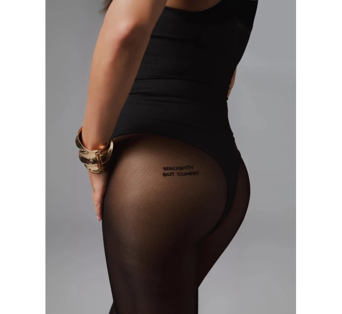 Dámske pančuchové nohavice Patrise Classy Tights Black - Obsessive