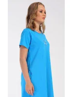 Dámské domácí šaty s krátkým rukávem model 21044659 - Vienetta