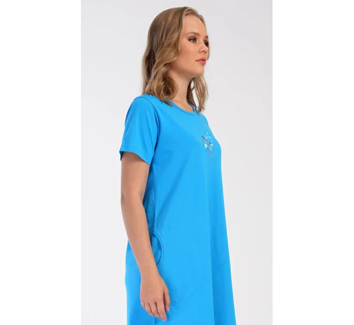 Dámské domácí šaty s krátkým rukávem model 21044659 - Vienetta