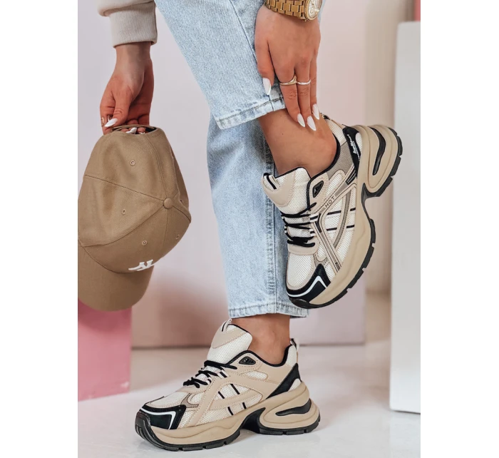 MODERMAX khaki dámske tenisky FashionStreet ZY0899 MODERMAX khaki dámske tenisky FashionStreet ZY0899