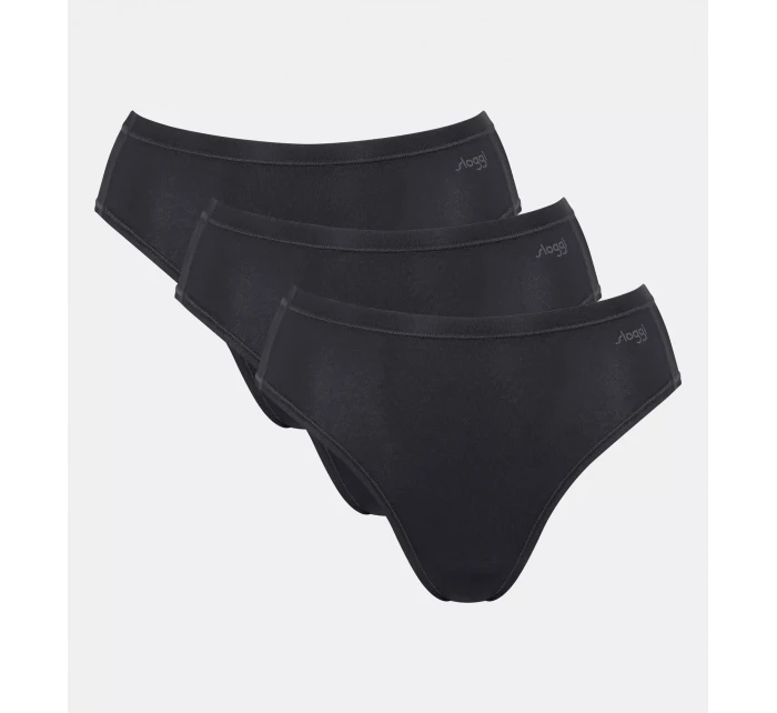 sloggi GO Daily Cotton Tai 3P - BLACK - SLOGGI BLACK - SLOGGI sloggi GO Daily Cotton Tai 3P - BLACK - SLOGGI BLACK - SLOGGI