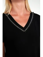 Šaty s krátkými rukávy model 19697974 - Vamp Šaty s krátkými rukávy model 19697974 - Vamp