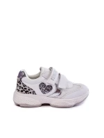 Dziecięce Buty Sportowe Na Rzepy Big Star KK374022 Białe