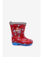 Dětské holínky hasič červené Breezly Dětské holínky hasič červené Breezly