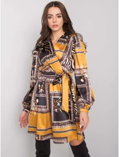 Šaty LC SK 22K 3050.06P čierno-žlté