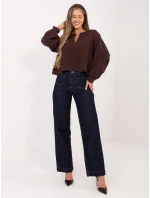 Mikina MJ BL H2412.26 tmavohnedá