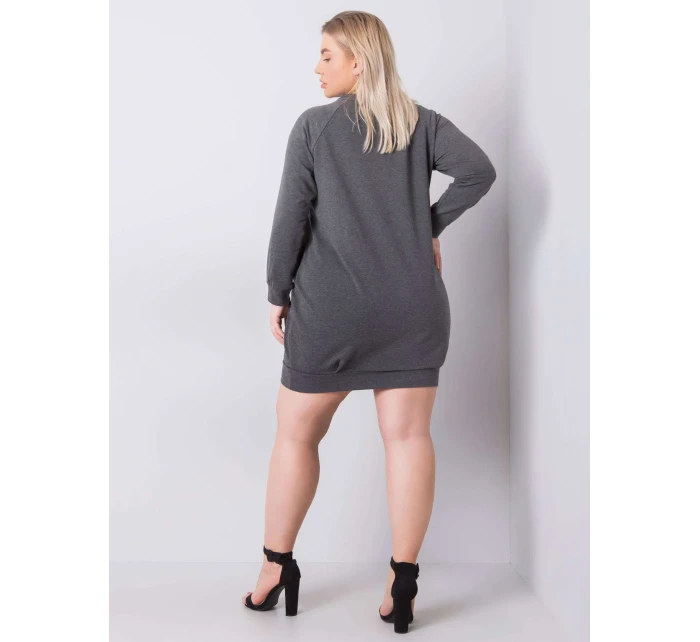 Šaty RV SK 6296.99 tmavo šedá