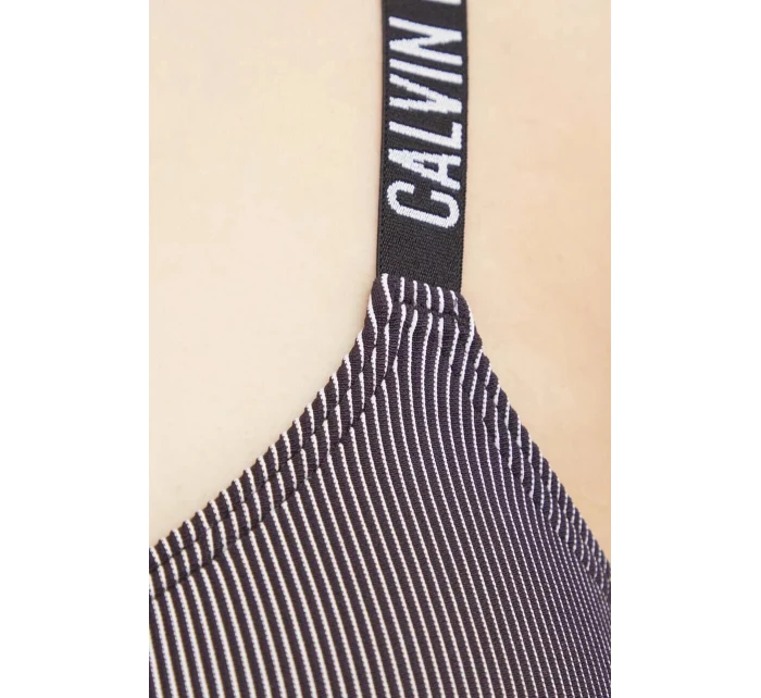 Dámská plavková podprsenka model 20182817 BEH černá - Calvin Klein Dámská plavková podprsenka model 20182817 BEH černá - Calvin Klein