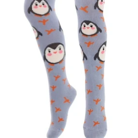 KIDDY - Vzorované pančuchy 2-6 ročné dievčatá' MODRÁ 116-122