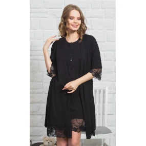 Dámsky župan s nočnou košeľou Adéla