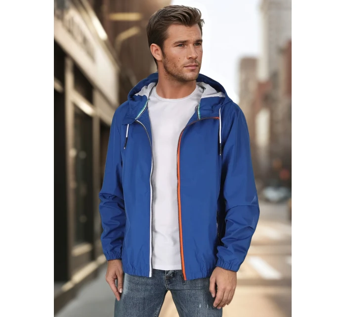 Pánská přechodná modrá bunda Dstreet model 21977532 - FashionStreet